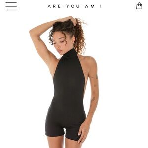 AreYouAmI halter romper